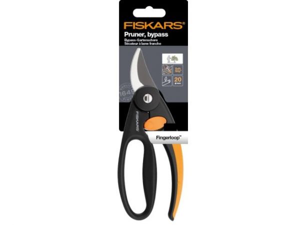 Секатор плоскостной с петлёй д/пальцев Fingerloop Fiskars