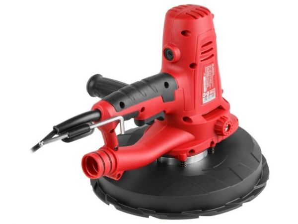 Шлифмашина для стен и потолков WORTEX DG 2210 в кор. 1220 Вт, 225 мм, 1500-2300 об/мин(Регул. об., НЕ требуется пылесос)