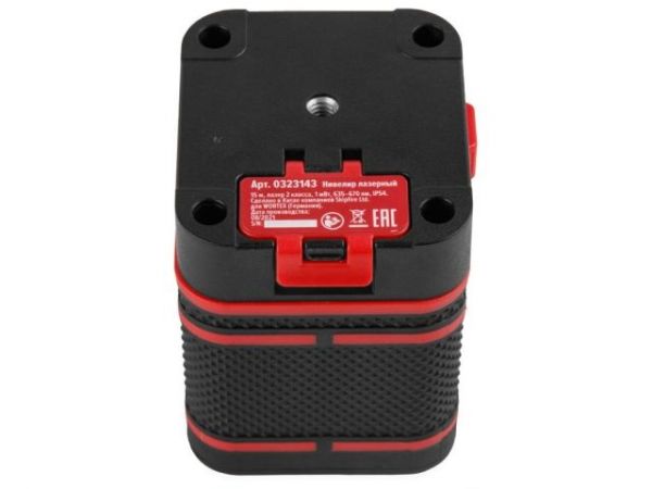 Нивелир лазерный Wortex LL 0210 X со штативом в кор. 2х110°, до 15 м, +/- 0.3 мм/м, зеленый(резьба 1/4', штатив 65 см в комплекте)