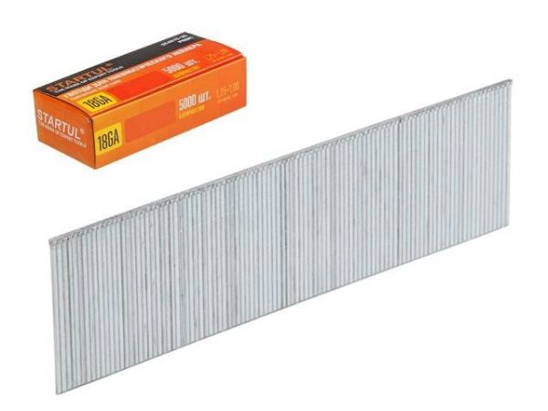 Гвозди тип 18GA 50мм (5000шт) STARTUL PROFI (ST4515-50)(для пневмостеплера, сечение 1,25х1,00мм)