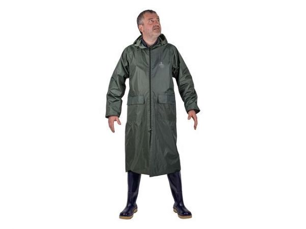 Плащ-дождевик ПВХ 'Тайфун' р. 64-66 рост 170-176 зеленый(зеленый)