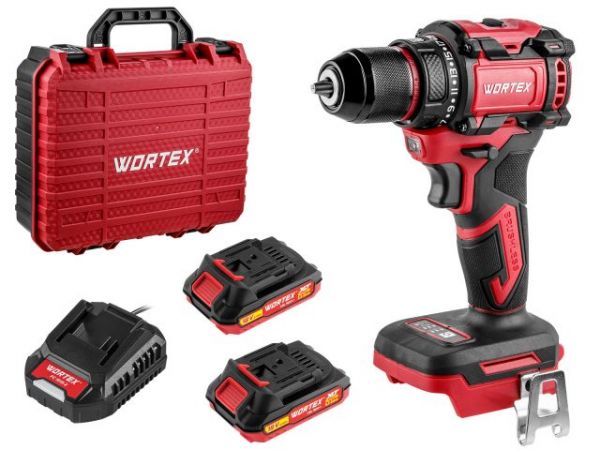 Дрель-шуруповерт WORTEX BD 2025 DLi в чем. ALL1 XLT БЕСЩЕТ, 18 В, 50 Н*м, 2х2 А*ч, БЗП 10 мм(шурупы до 9 мм, защита от перегрузки и перегрева, импульсная функция)