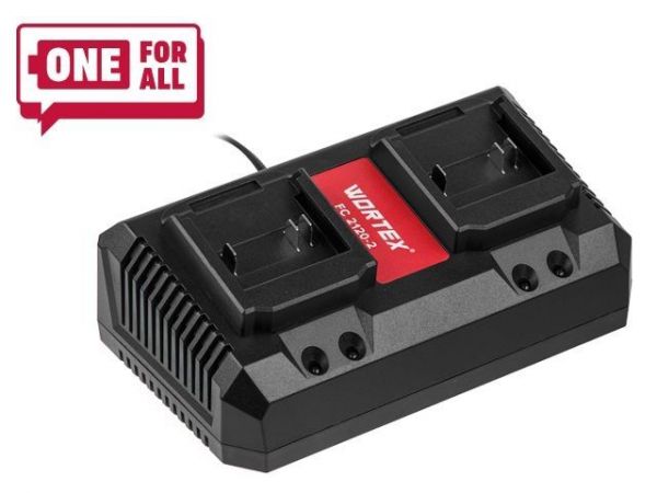 Зарядное устройство WORTEX FC 2120-2 ALL1 XLT 2 слота, 4 А + 4 А(быстрая зарядка)