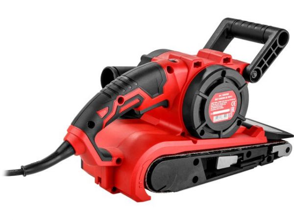 Ленточная шлифмашина Wortex SB 7611 E в кор. 1150 Вт, лента 76х533 мм, крепление к столу(120-380 м/мин, откидной носик)