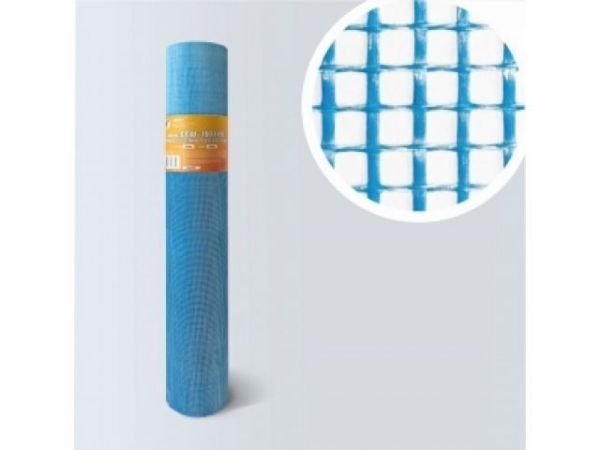 Стеклосетка штукатурная 5х5, 1мх50м, ССШ-160, синяя