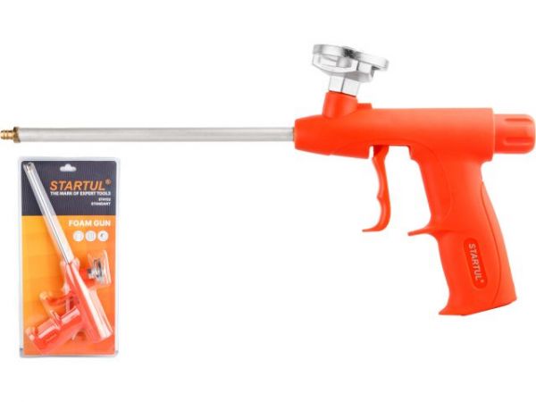 Пистолет для монтажной пены STARTUL STANDART (ST4152)(в комплекте 4 насадки)