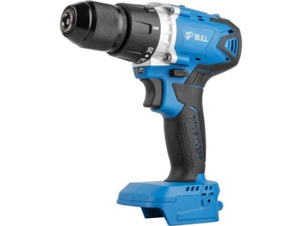 Дрель-шуруповерт BULL SR 1802 в кор. XLTpro SOLO БЕСЩЕТ., 18 В, 80 Н*м, БЗП(мет.) 13 мм(шурупы до 10 мм)