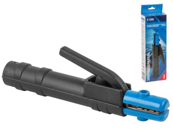 Электрододержатель Solaris H-300D в кор.(номин. 300 А; непрерыв. 250 А)