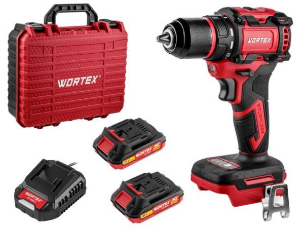 Дрель-шуруповерт WORTEX BD 2025-1 DLi в чем. ALL1 XLT БЕСЩЕТ, 18 В, 50 Н*м, 2х2 А*ч, БЗП 13 м(шурупы до 9 мм, защита от перегрузки и перегрева, импульсная функция)