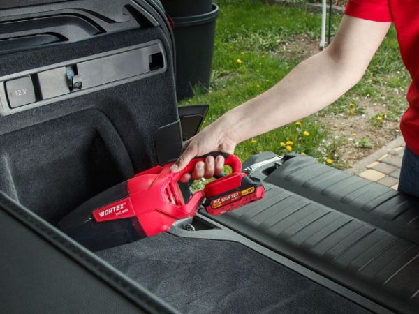 Пылесос WORTEX CVC 1860 в кор. ALL1 XLT SOLO 18 В, автомобильный(18 В, автомобильный, БЕЗ АКБ и ЗУ, 600 мл, 8 кПа, 11.7 л/с)