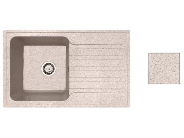 Мойка кухонная из искусственного камня ART гранит 770х475 мм, AV Engineering