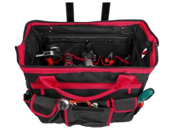 Сумка для инструмента WORTEX WB 3050 нейлон, 455x310х415 мм, вес до 30 кг(Общее кол-во отсеков: 14)