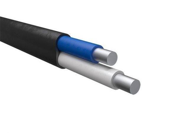 Кабель АВВГ-П 2х6,0 (бухта 100м) Ч БелРосКабель(черный;)