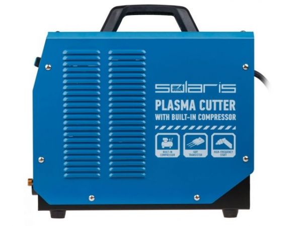 Плазморез Solaris AirCut PC-400(220 В; 15-40 А; Высоковольтный поджиг; встроен.компрессор; термозащита; плавный запуск)
