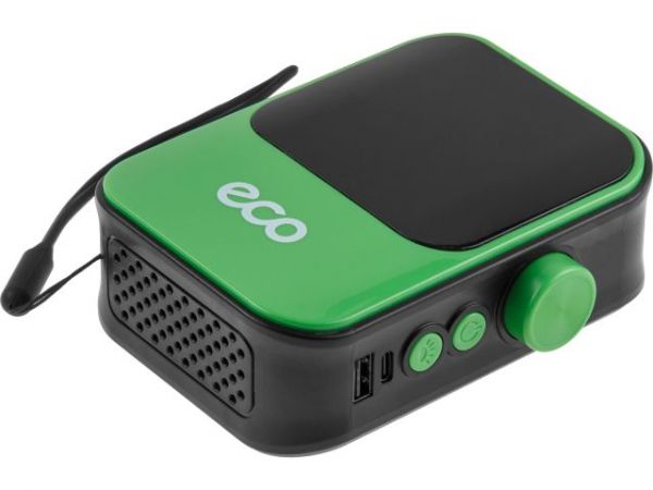 Компрессор автомобильный ECO AE-007 Comfort(7,4 В, 40 Вт, 18 л/мин, 4000 мА·ч, 10 Бар, LED дисплей, режим повербанка, фонарь, 4 насадки, сумка)