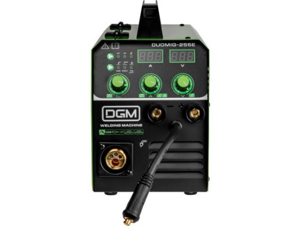 Полуавтомат сварочный DGM DUOMIG-255E(220В; MIG/FLUX/MMA/TIG; евроразъем; смена полярности)