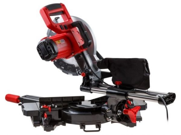 Торцовочная пила WORTEX MS 2520-1 LMO в кор. 2000 Вт, 255 мм, глуб. до 90 мм, шир. до 340 мм, лазер