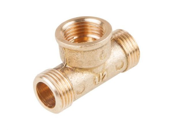 Тройник 1/2' нар.-вн.-нар., Цветлит(ЦРБ0018)