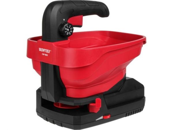 Разбрасыватель WORTEX CSP 1805 в кор. ALL1 XLT SOLO в кор. 18 В, шир. 5м, конт. 3 л.