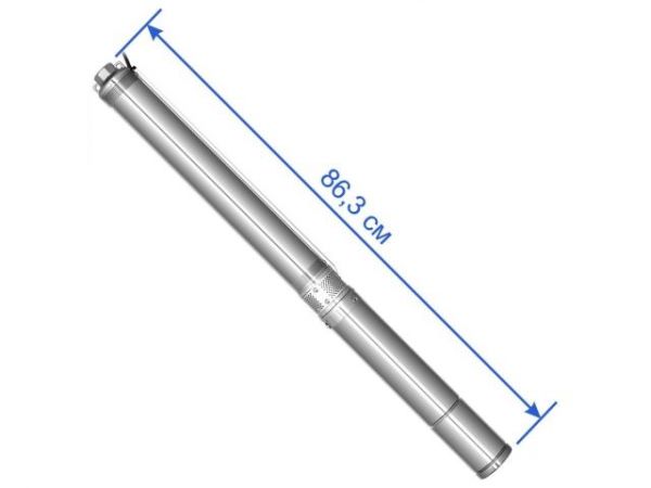 Насос скважинный центробежный GOOD WORK 3-2100/43-2/15 A&P(370 Вт, 2,7 м3/ч, 64м, 3' / 7,62 см)