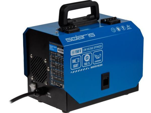 Полуавтомат сварочный Solaris FLUX-205(230В; 20-180 А; 20,5 В / 80 В / 62 В; FLUX/MMA/TIG LIFT; байонетный разъем; без газа)