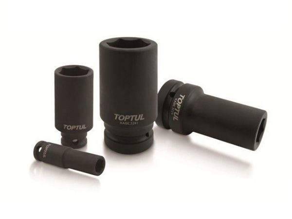 Головка ударн. 1' 38мм 6гр. глубокая TOPTUL(Длина - 108 мм.)