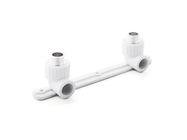 Колено ПП комб.под смеситель нар. 20х1/2', бел. РТП(Угольник)