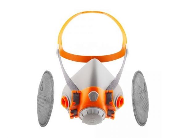 Полумаска 6500 с фильтрами P3R 2шт. Jeta Safety (комплект сварщика)(р-р L, подходит для методов сварки: MIG, TIG, MMA, Stick, PLASMA)