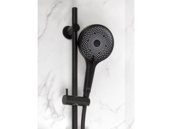 Душевая система (Lt) D35, серия Rose черный + красный, a-five(Встраиваемый, Излива нет, 1000 - 1200 мм.)