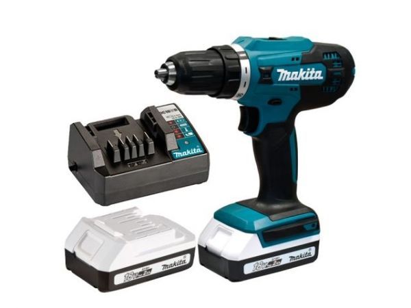 Шуруповерт MAKITA 18.0 В, G-series DF488D004 в кейсе(18.0 В, G-series 2 акк., 2.0 А/ч Li-Ion, 2 скор., 42 Нм, шурупы до 13 мм, з/у)