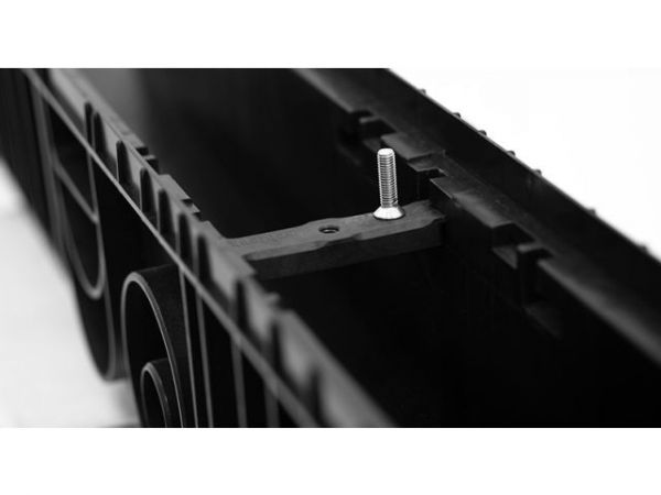 Крепеж решетки к лотку 100 полиамидный , Ecoteck, РФ((черный))