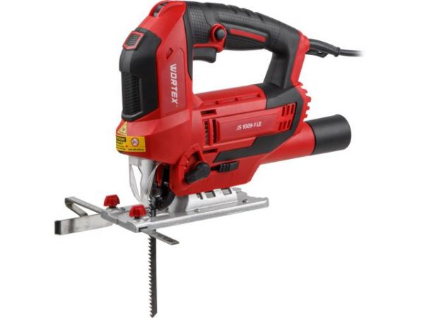 Лобзик электрический WORTEX JS 1009-1 LE в кор. 850 Вт, 500-3000 ход/мин, пропил до 100 мм(Лазер, подсветка, литая платформа)