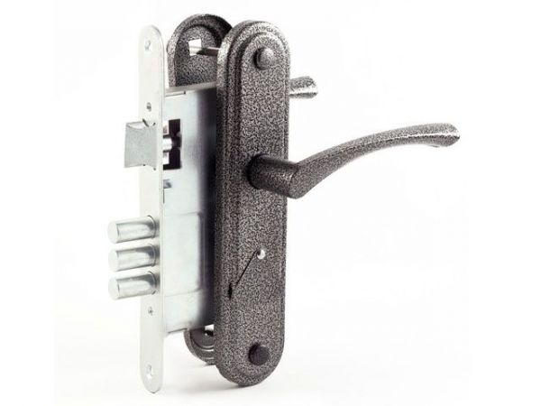 Замок врезной Зенит ЗВ9-4.2 (серебро)