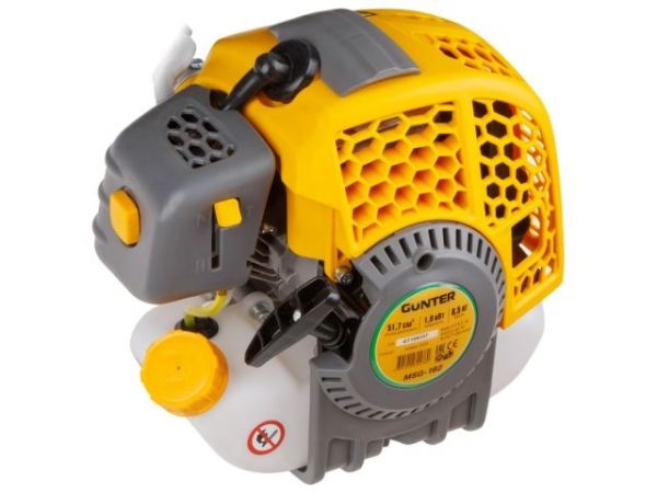 Мотокоса GUNTER MSG-192 с пильным диском и головкой(1.90 кВт, 51.7 см3, диск 255х25.4 мм, 40 зуб., ремень двухлямочный)