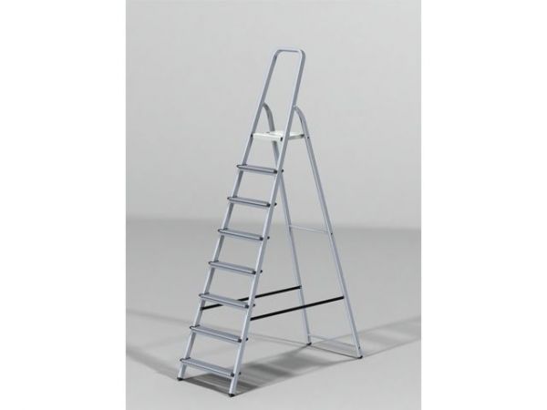 Лестница-стремянка алюм. 169 см 8 ступ. 5,4кг PRO STARTUL (ST9940-08)(Размеры профиля: Передний каркас 40х20х1, Задний каркас 30х20х1)