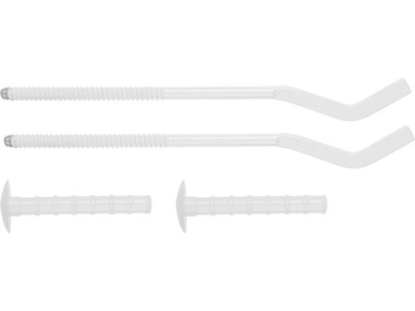 Кронштейн штыревой плоский с дюбелем для радиаторов 7,5х165мм, 2 шт., AV Engineering