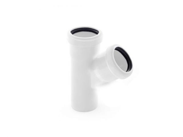 Тройник ВК 32х32х45, бел. РТП(Для внутренней канализации)