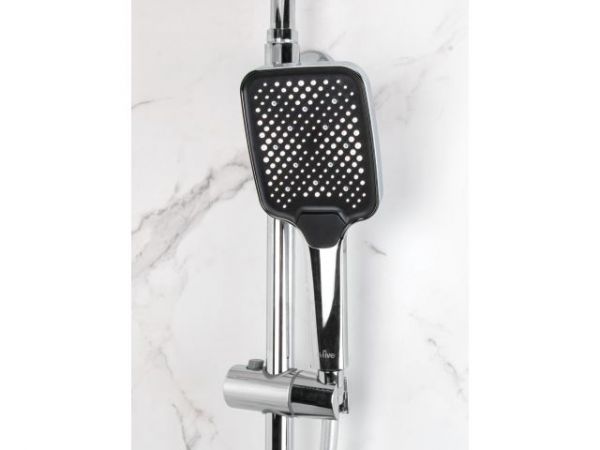 Душевая система (Lt) D35, серия Lily хром, a-five(На стену, Короткий излив, Троп. душ: вынос 405 мм, размер 300х200 мм.))