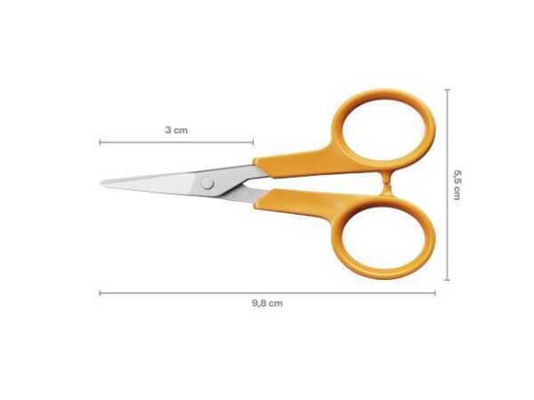 Ножницы маникюрные изогнутые 10см Classic Fiskars