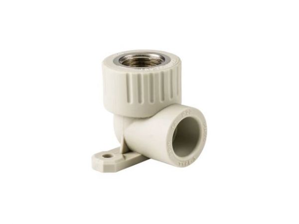 Колено ПП комб. с креплен. вн. 20х1/2', сер. РТП(Угольник)