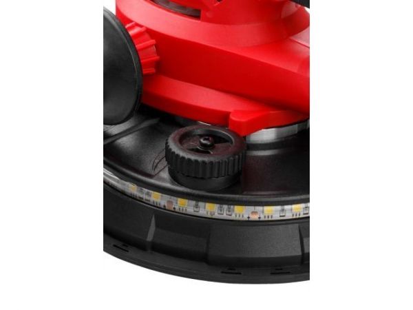 Шлифмашина для стен и потолков WORTEX DG 1875 в кор. 750 Вт, 180 мм, LED, 1500-2700 об/мин(Регул. об., не требуется пылесос, 2.4 кг)