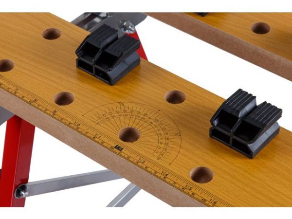 Верстак складной WORTEX WB 1560 в кор.МДФ, 605x640x800 мм, регулировка столешницы(нагрузка до 150 кг, масса 6 кг)