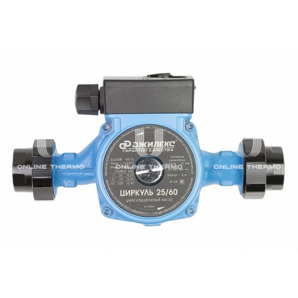 Насос циркуляционный Джилекс Циркуль 2560 25-60, с гайками, база 180 мм
