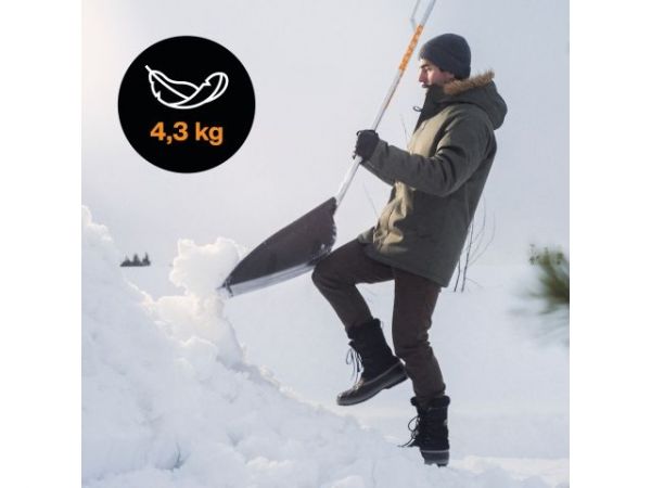 Скрепер-волокуша (движок) для снега FISKARS(720х1495мм)