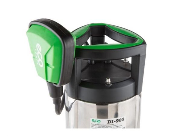 Насос погружной для загрязненной воды, нерж. ECO DI-903, 900Вт(900 Вт, 14500 л/ч, 9 м)