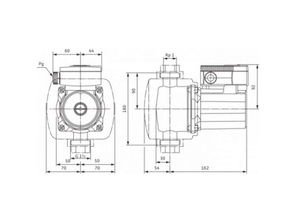 Насос TOP-Z25/6 DM PN6/10  WILO