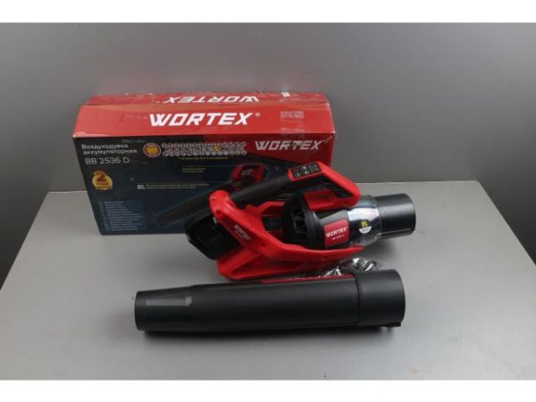 Аккум. воздуходувка WORTEX BB 2536 D ALL1 XLT SOLO БЕСЩЁТ.ДВИГ., 18В+18В, макс.объём.780 м куб/ч,(БЕЗ АКБ И ЗУ)