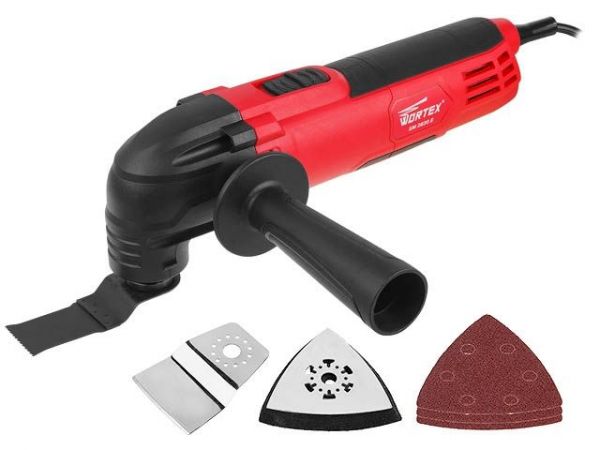 Многофункциональный инструмент (реноватор) WORTEX SM 2830 E в кор. + набор оснастки(300 Вт, 15000 - 22000 об/мин)