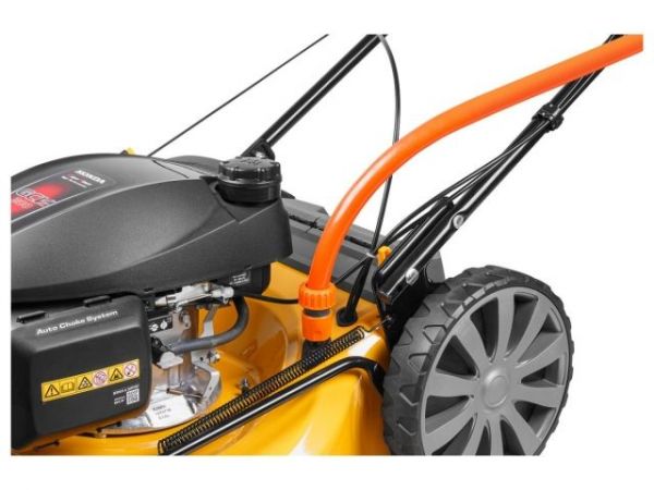 Газонокосилка бензиновая GUNTER LMB-530 SV самоходная(5.6 л.с.(HONDA), шир. 53 см, самоходная (вариатор), мульчир., стальн. корпус, травосборник 70 л)