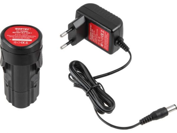 Щеточная машина WORTEX BM 1812 с акб и з/у(12В, 600-1000 об/мин.)